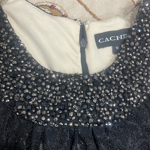 Cachet Black sparkly dress NWT size 12 - Picture 14 of 14